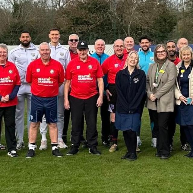 Cancer Kickers Walking Football and The Albion Foundation