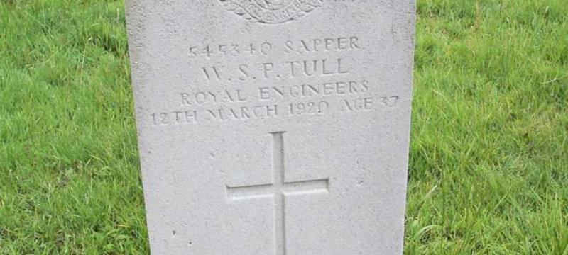 William Tull; Sapper, Royal Engineers