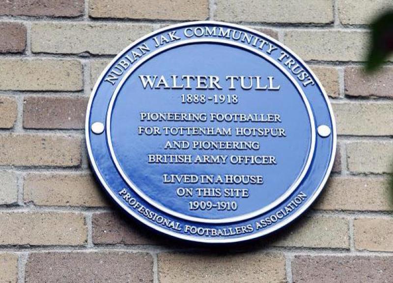 Walter Tull honoured with blue plaque