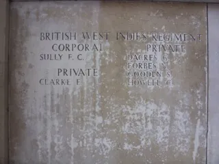British West Indies Troops lost in the Ypres Salient